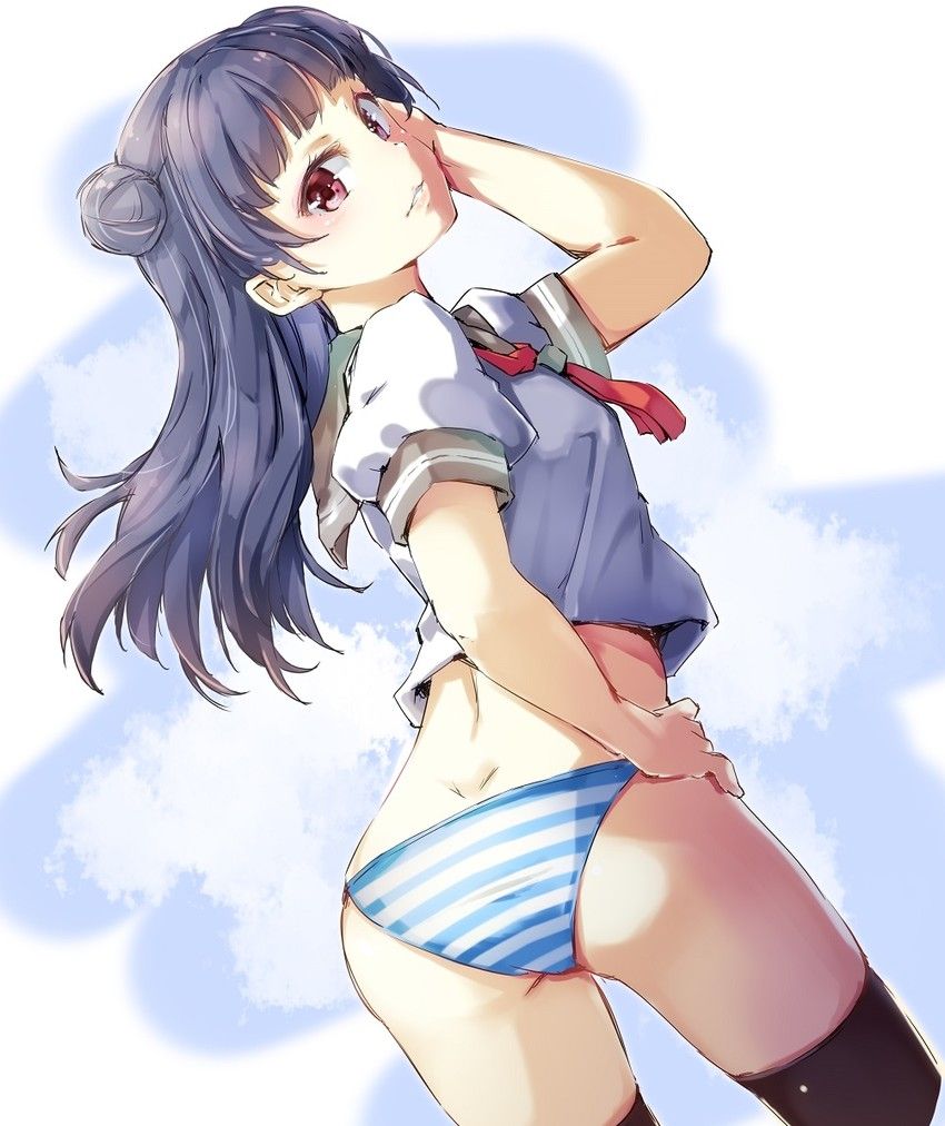 【２次】しましまパンツをはいた可愛い女の子の２次エロ画像　その８【縞パン】